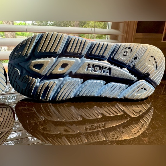 HOKA Recovery Slides – Pink/Blue Women’s Size 10 / Men’s Size 8 ✨Ultra-Cushioned - Picture 8 of 10